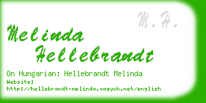 melinda hellebrandt business card